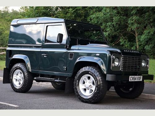 Land Rover Defender 90 2.2 Td Hard Top CV64VXF Green #2