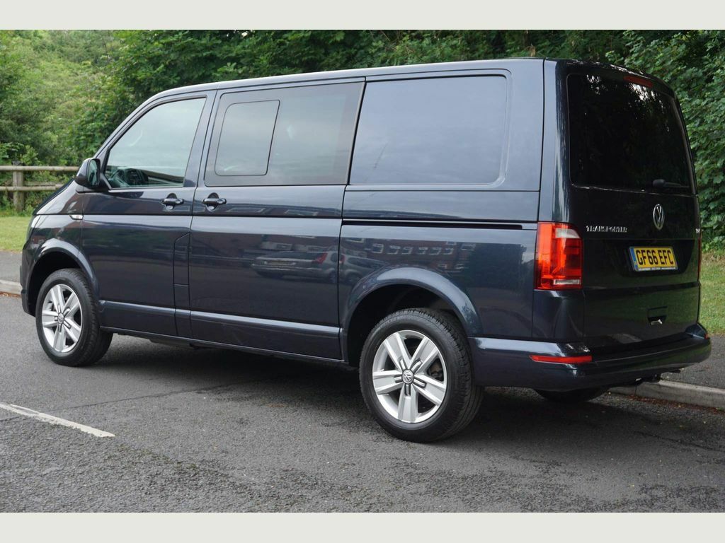 Volkswagen Transporter 2.0 Tdi T32 Bluemotion Tech Highline Crew Van Dsg Blue #3