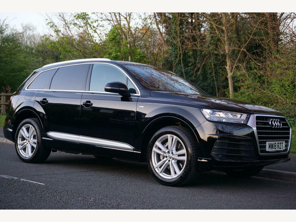 Audi Q7 3.0 Tdi V6 S Line Tiptronic Quattro Euro 6 S S MW18RZT Black #2