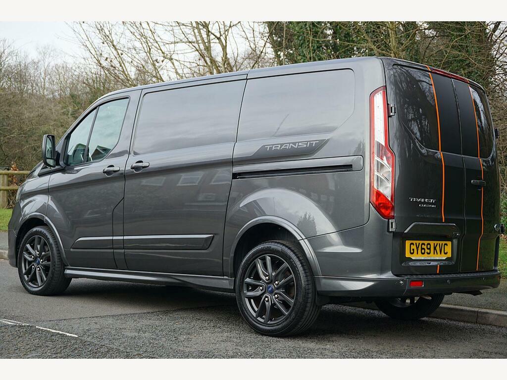 Ford Transit Custom 2.0 290 Ecoblue Sport L1 H1 Euro 6 S S GY69KVC Grey #3