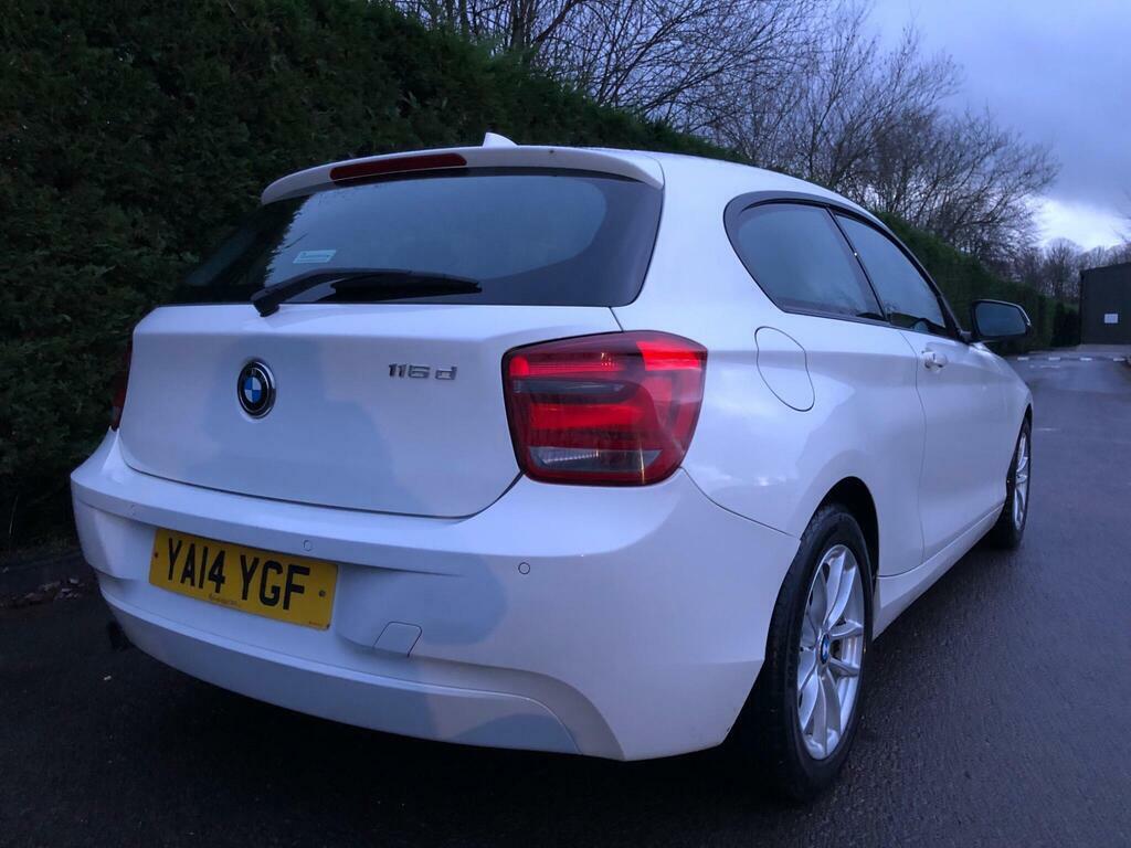 BMW 1 Series 1.6 116D Ed Efficientdynamics Euro 5 S S White #6