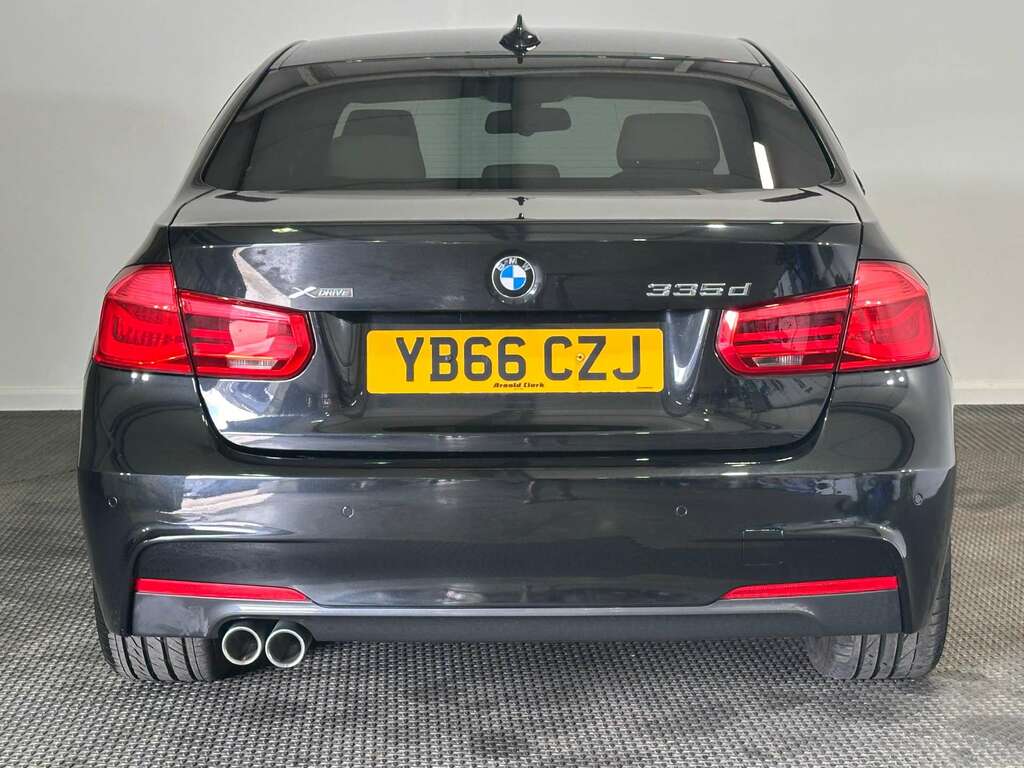 BMW 3 Series 3.0 335D M Sport Saloon Xdrive Eur YB66CZJ Black #6