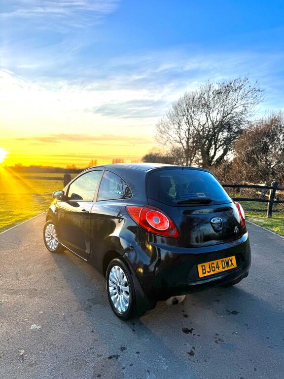 Ford KA 1.2 Zetec Euro 5 Ss 2014 BJ64DWX Black #3
