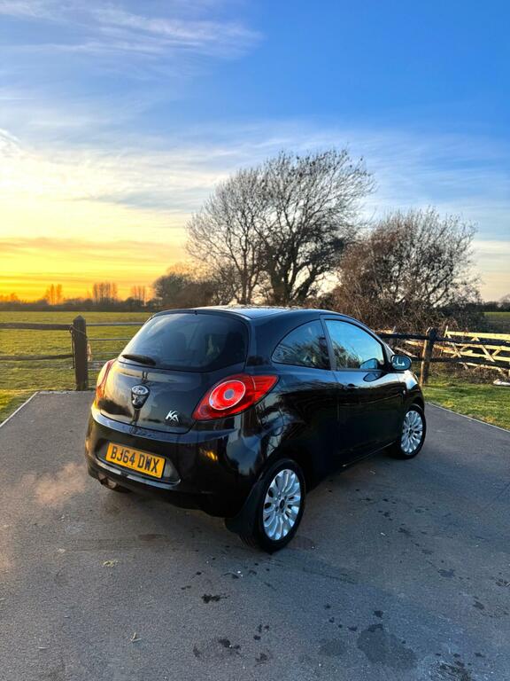 Ford KA 1.2 Zetec Euro 5 Ss 2014 BJ64DWX Black #2