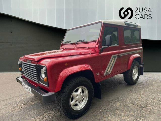 Land Rover Defender 90 2.5 County Station Wagon 300 Tdi Lhd Red #2
