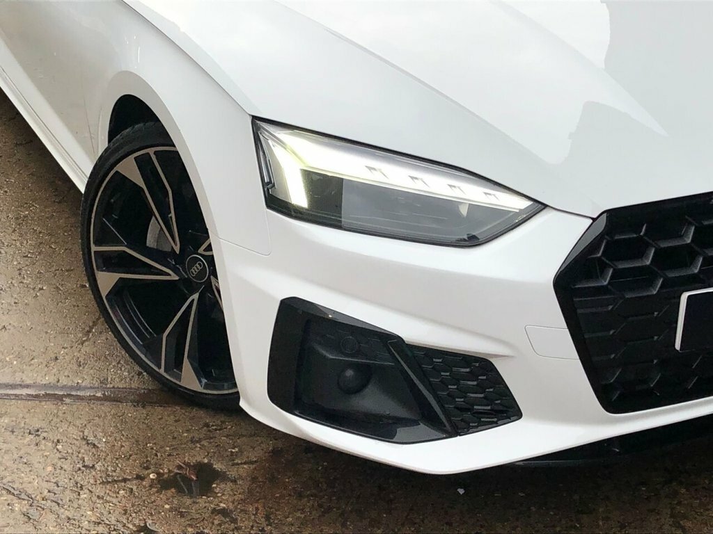 Audi A5 2.0 Tfsi 40 Black Edition Sportback S T DG22BNJ White #5