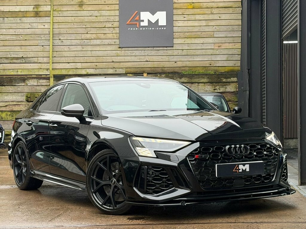Audi RS3 2.5 Tfsi Carbon Black Saloon S Tronic Q Black