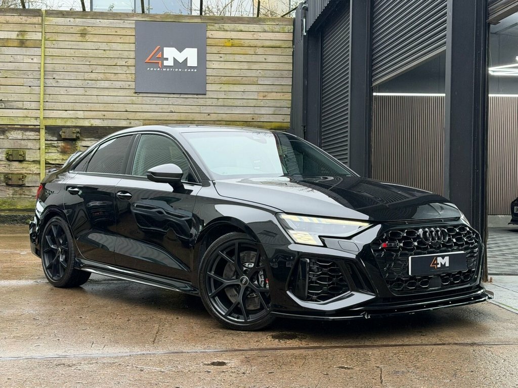 Audi RS3 2.5 Tfsi Carbon Black Saloon S Tronic Q SG22VHY Black #4