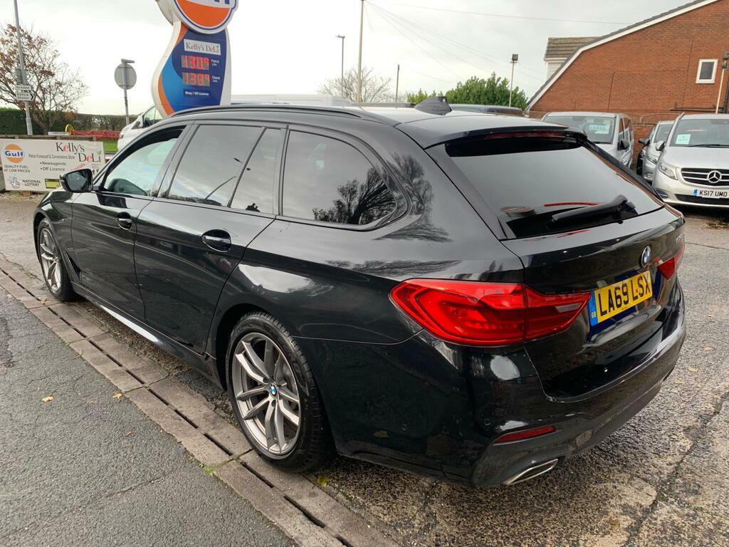 BMW 5 Series 2.0 520D Mht M Sport Touring LA69LSX Black #3