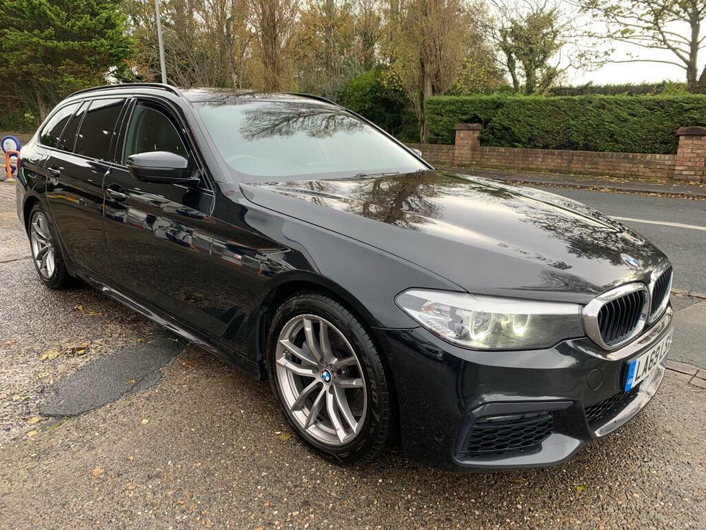 BMW 5 Series 2.0 520D Mht M Sport Touring LA69LSX Black #4