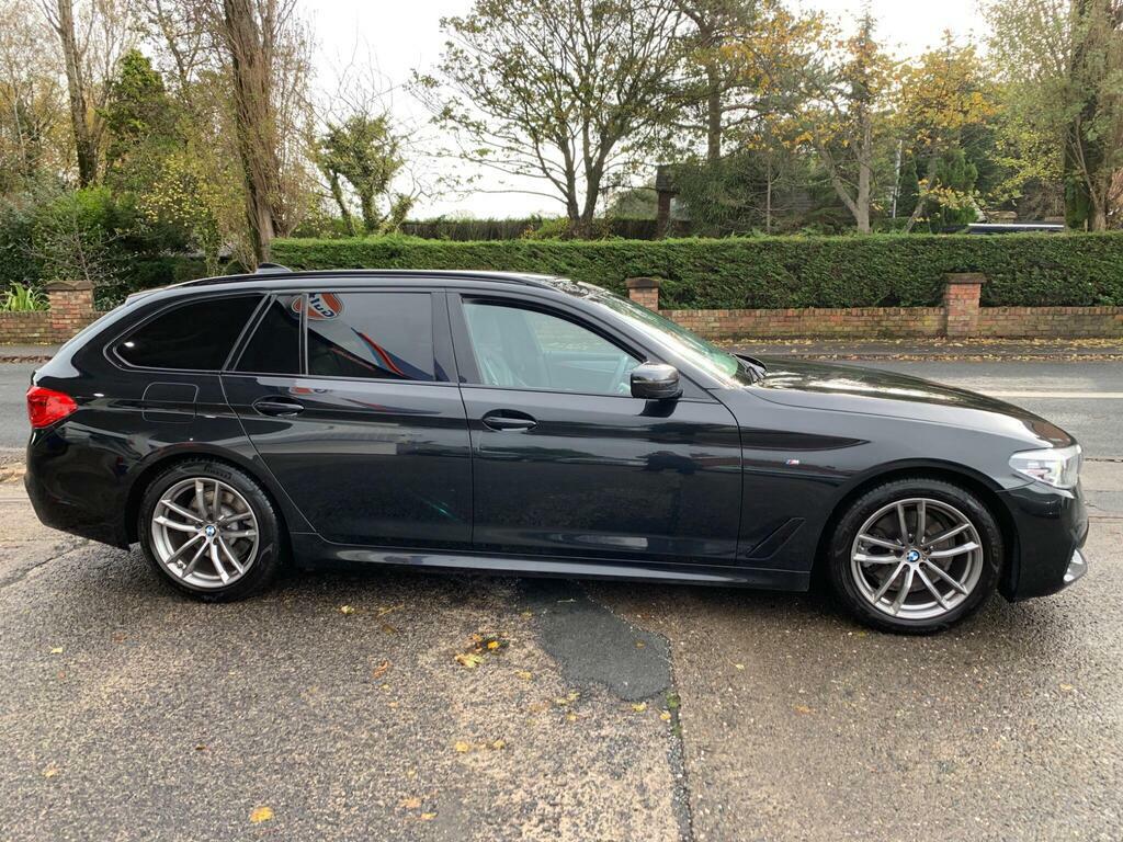 BMW 5 Series 2.0 520D Mht M Sport Touring LA69LSX Black #2