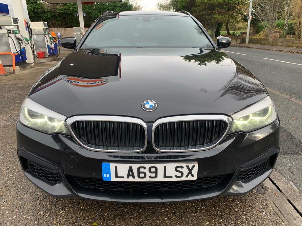 BMW 5 Series 2.0 520D Mht M Sport Touring LA69LSX Black #6
