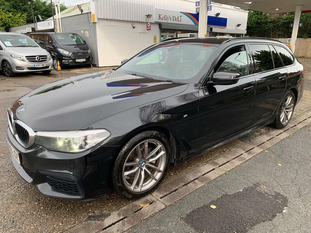 BMW 5 Series 2.0 520D Mht M Sport Touring LA69LSX Black #5
