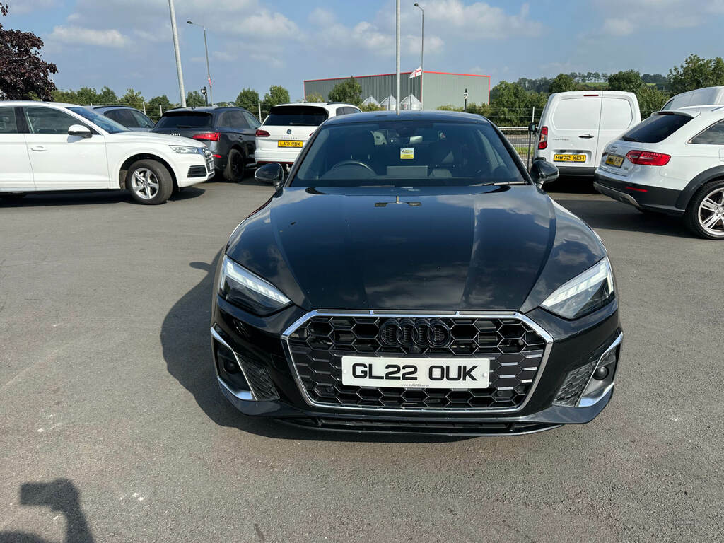 Audi A5 35 Tdi S Line S Tronic GL22OUK Black #2