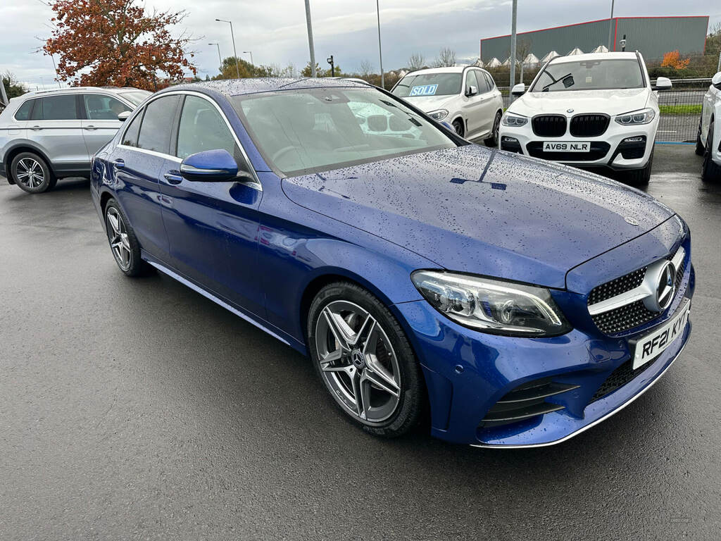 Mercedes-Benz C Class C220d Amg Line Edition 9G-tronic Blue