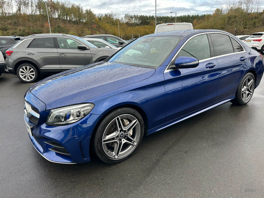 Mercedes-Benz C Class C220d Amg Line Edition 9G-tronic RF21KYT Blue #4
