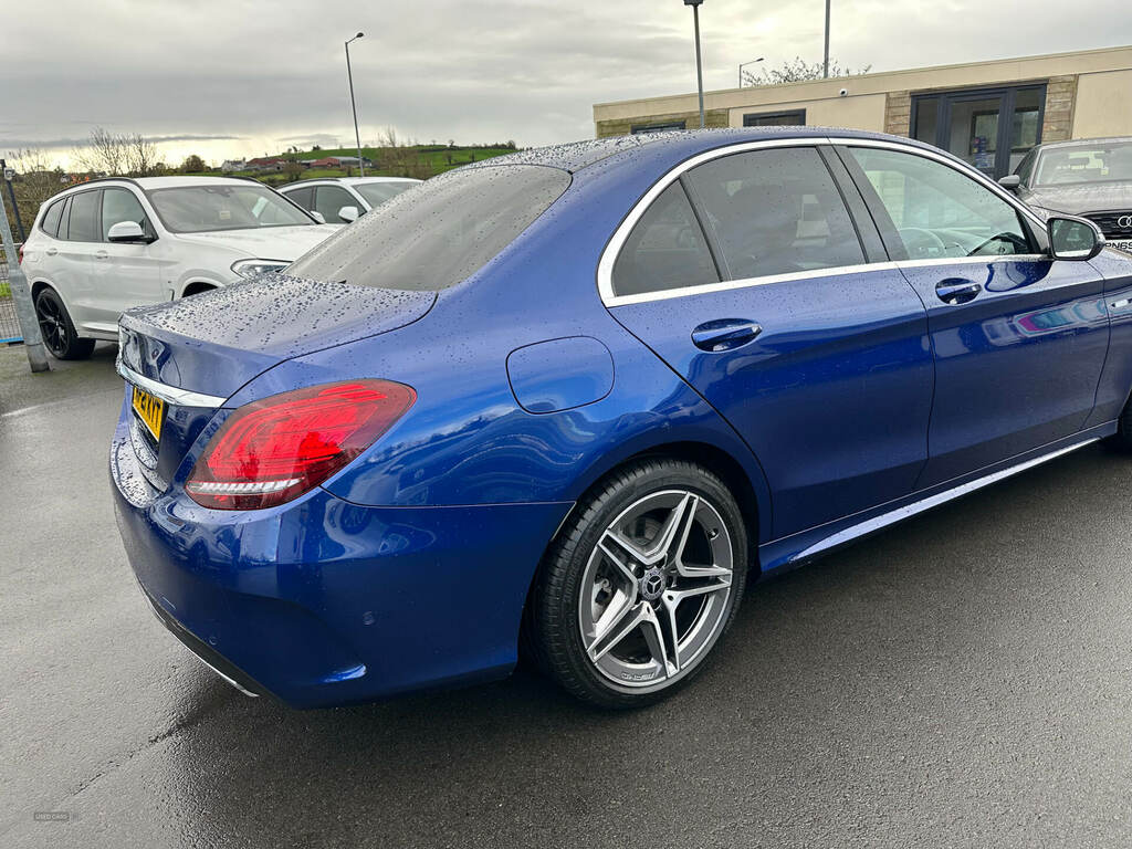 Mercedes-Benz C Class C220d Amg Line Edition 9G-tronic RF21KYT Blue #2