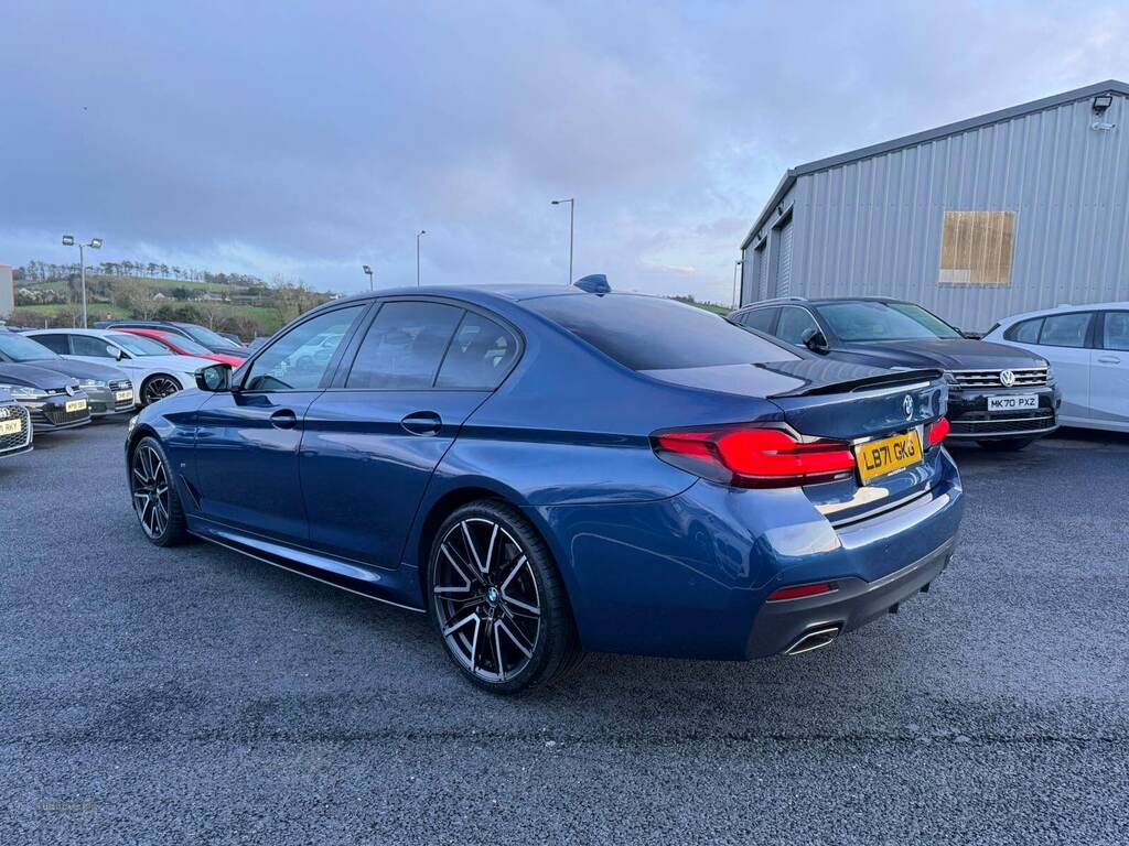 BMW 5 Series 520D Mht M Sport Step LB71GKG Blue #3