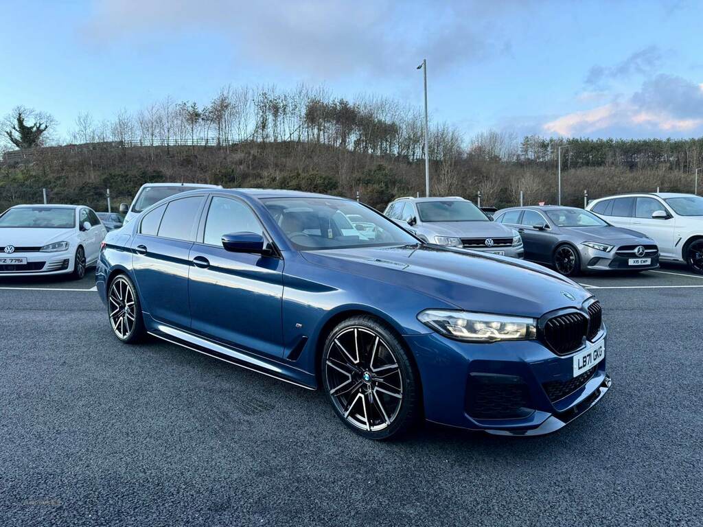 BMW 5 Series 520D Mht M Sport Step Blue