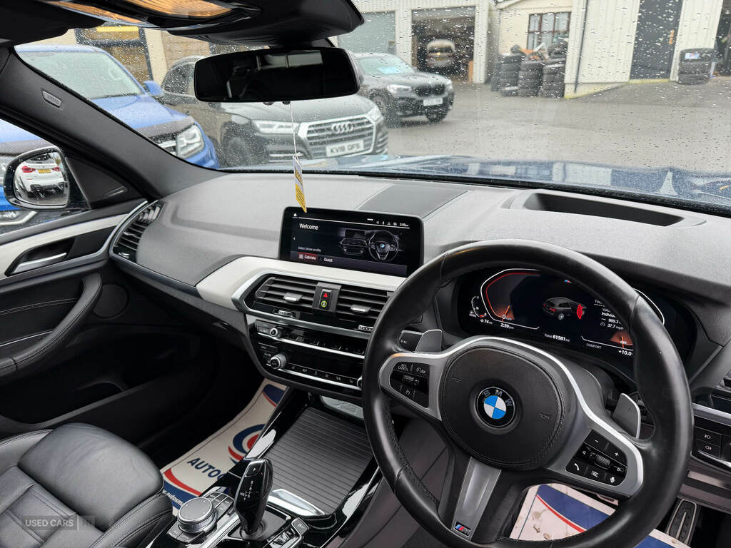BMW X3 Xdrive20d Mht M Sport Step DL21RFZ Blue #3