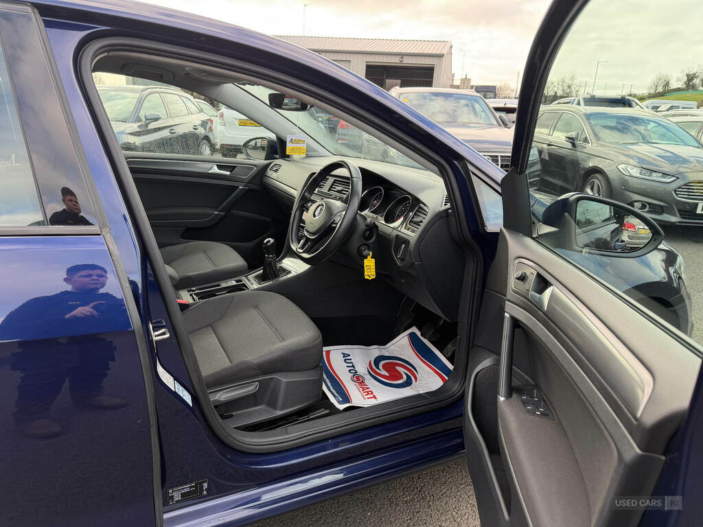 Volkswagen Golf 1.6 Tdi Se Nav FE68BWG Blue #5