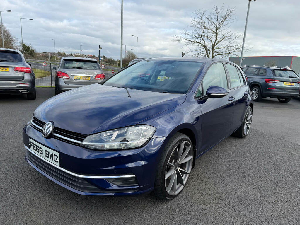 Volkswagen Golf 1.6 Tdi Se Nav FE68BWG Blue #4