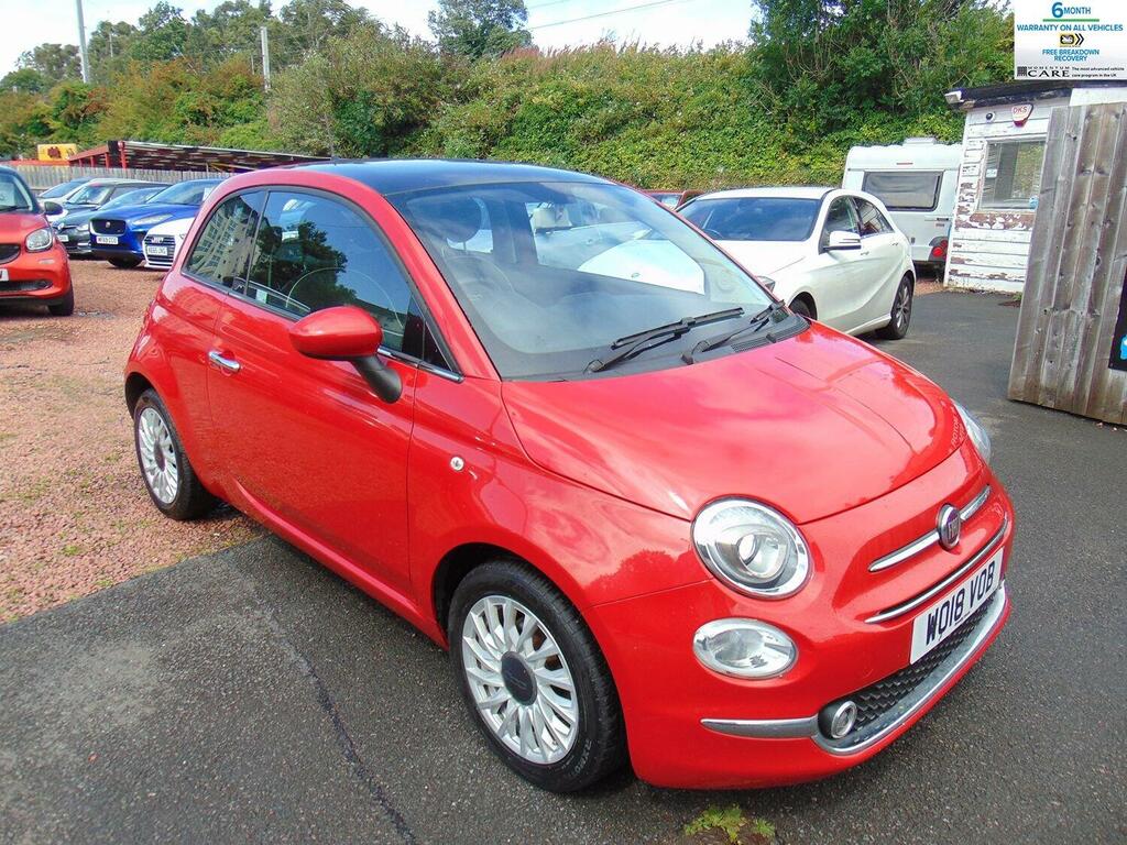 Fiat 500 Hatchback 1.2 1.2 69Hp Lounge Lez Compliant Mo WO18VOB Red #3