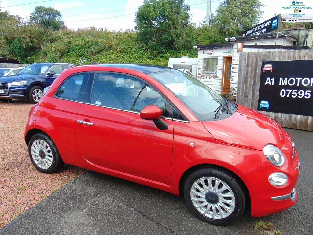 Fiat 500 Hatchback 1.2 1.2 69Hp Lounge Lez Compliant Mo Red