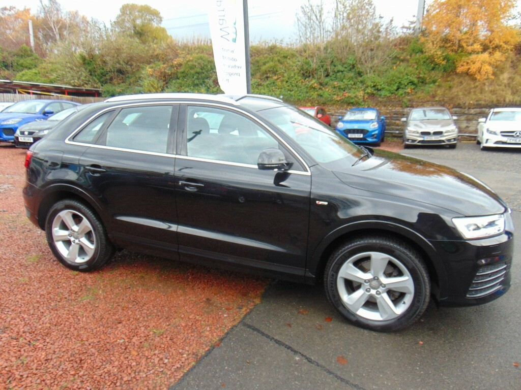 Audi Q3 Suv 2.0 Tfsi S Line Mot November 2026 Full Dea Black