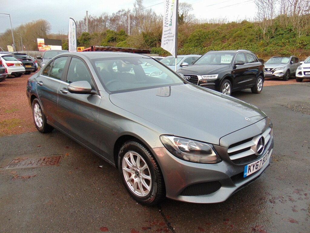 Mercedes-Benz C Class Saloon 2.0 C200 Se Full Service History Lez Co KY67BZU Grey #3