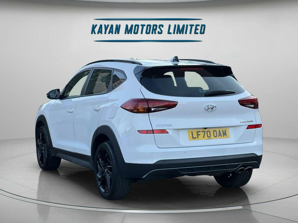 Hyundai Tucson 1.6 Crdi Mhev N Line Euro 6 Ss LF70OAM White #4