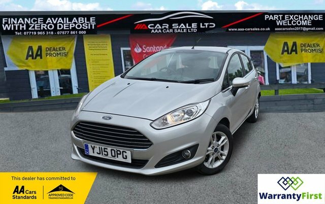 Ford Fiesta 1.25 Zetec Hatchback Euro 6 82 YJ15OPG Silver #2