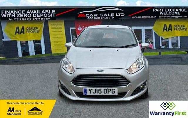 Ford Fiesta 1.25 Zetec Hatchback Euro 6 82 YJ15OPG Silver #3