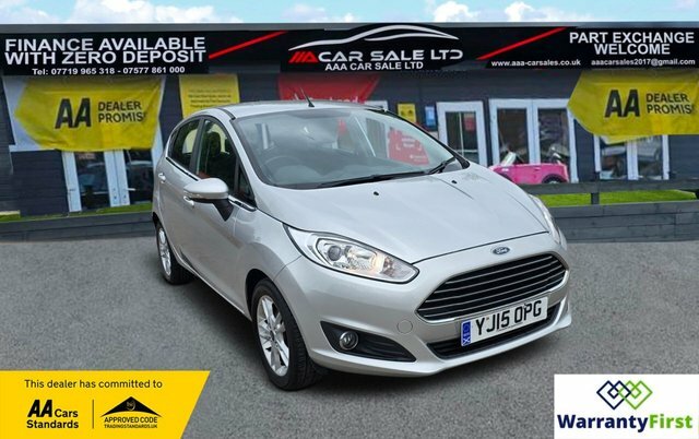 Ford Fiesta 1.25 Zetec Hatchback Euro 6 82 YJ15OPG Silver #4