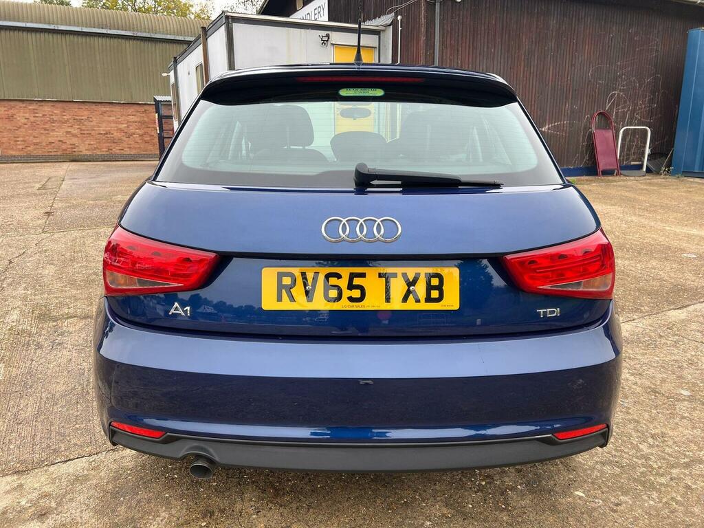 Audi A1 Hatchback 1.6 Tdi Se Sportback Euro 6 Ss 2 RV65TXB Blue #6