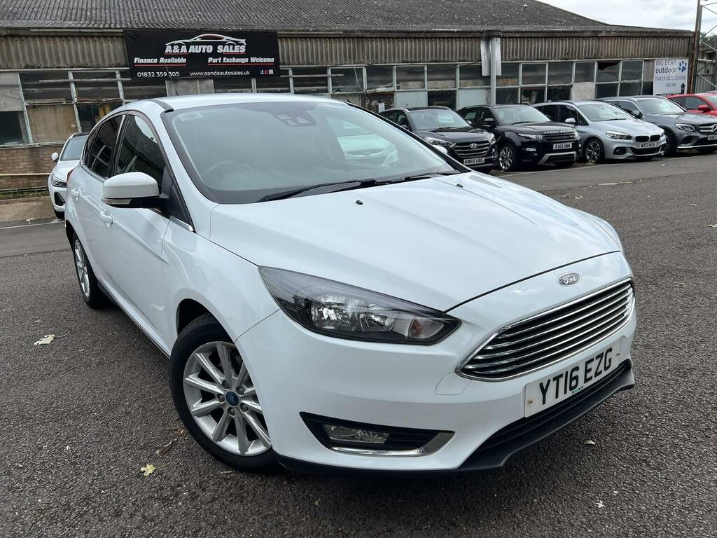 Ford Focus Hatchback 1.5 Tdci Titanium Euro 6 Ss 2016 YT16EZG White