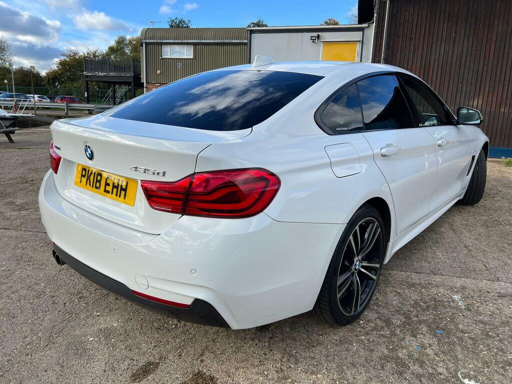 BMW 4 Series Gran Coupe Hatchback 3.0 435D M Sport Xdrive Euro 6 Ss PK18EHH White #3