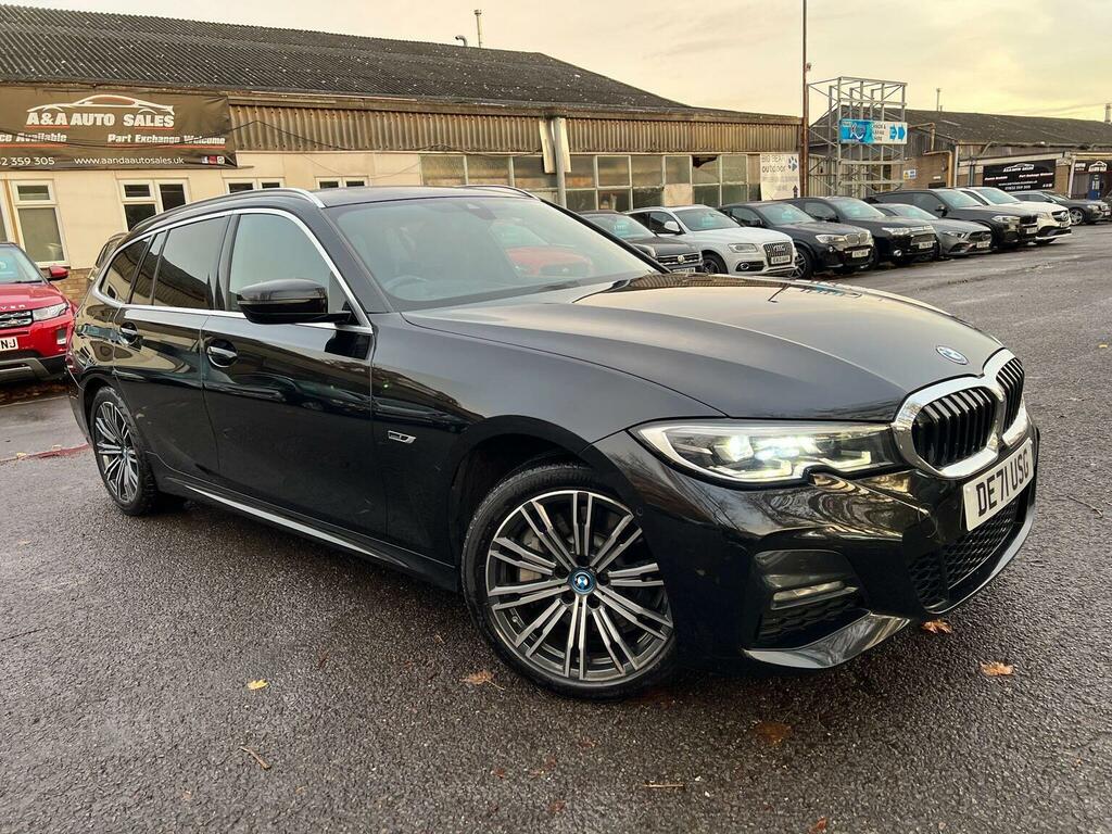 BMW 3 Series Estate 2.0 330E 12Kwh M Sport Touring Euro 6 DE71USG Black #3