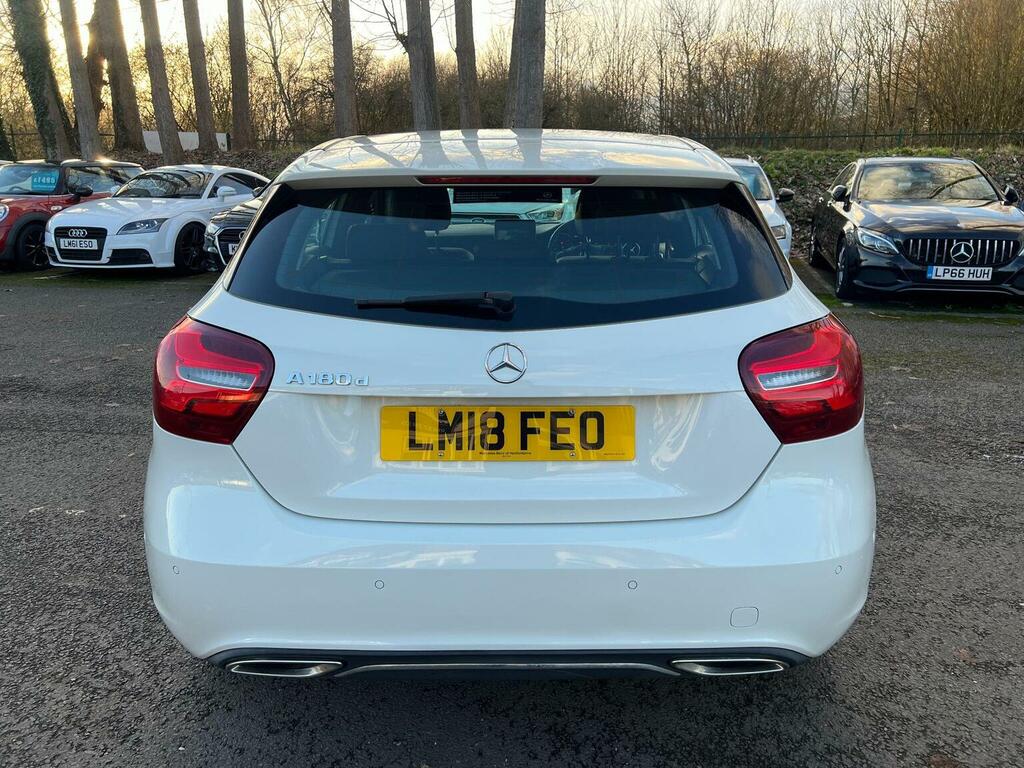 Mercedes-Benz A Class Hatchback 1.5 A180d Sport Premium 7G-dct Euro 6 LM18FEO White #6