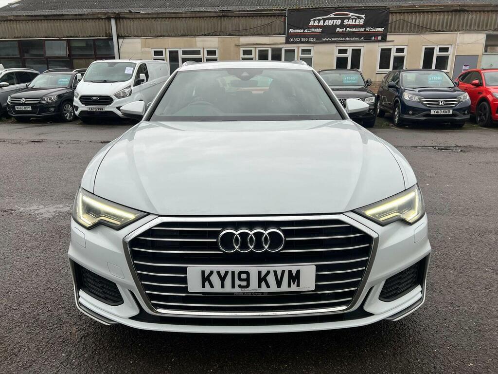 Audi A6 Avant Estate 2.0 Tdi 40 S Line S Tronic Euro 6 Ss KY19KVM White #2