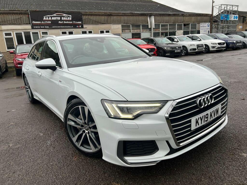 Audi A6 Avant Estate 2.0 Tdi 40 S Line S Tronic Euro 6 Ss KY19KVM White #3