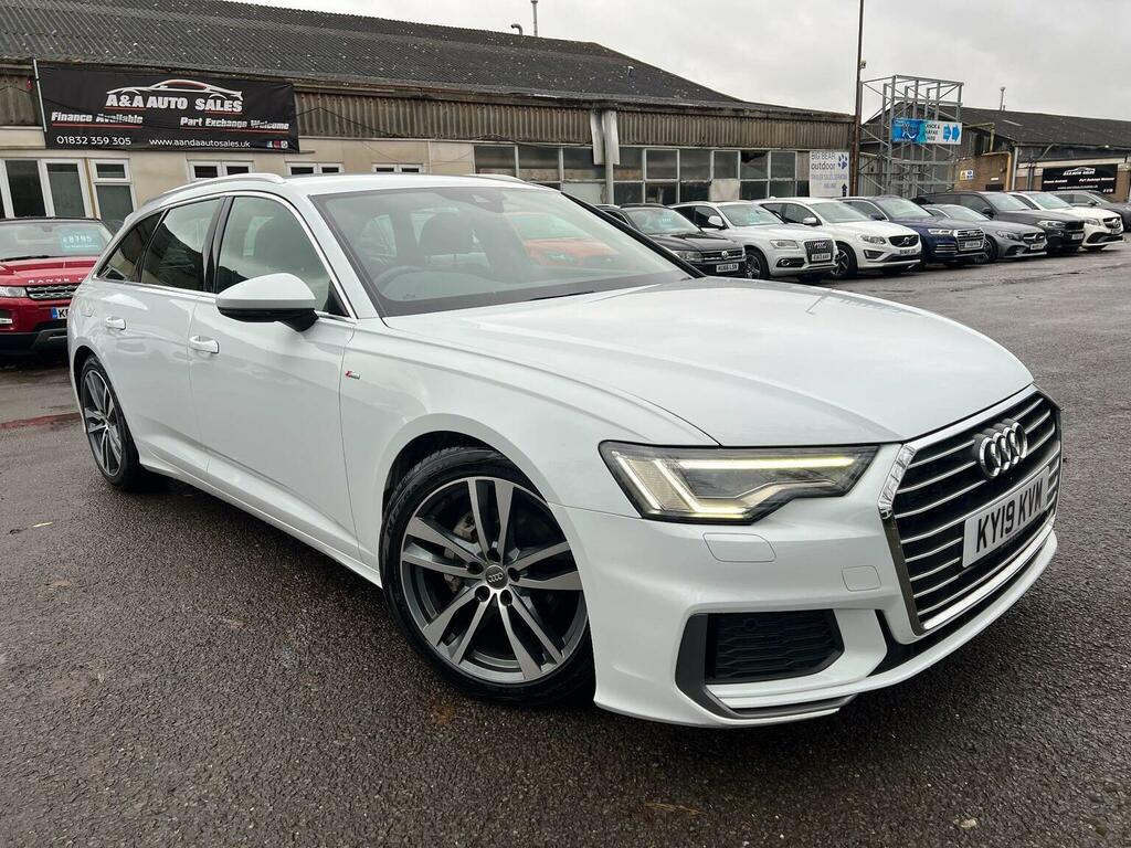 Audi A6 Avant Estate 2.0 Tdi 40 S Line S Tronic Euro 6 Ss KY19KVM White #4