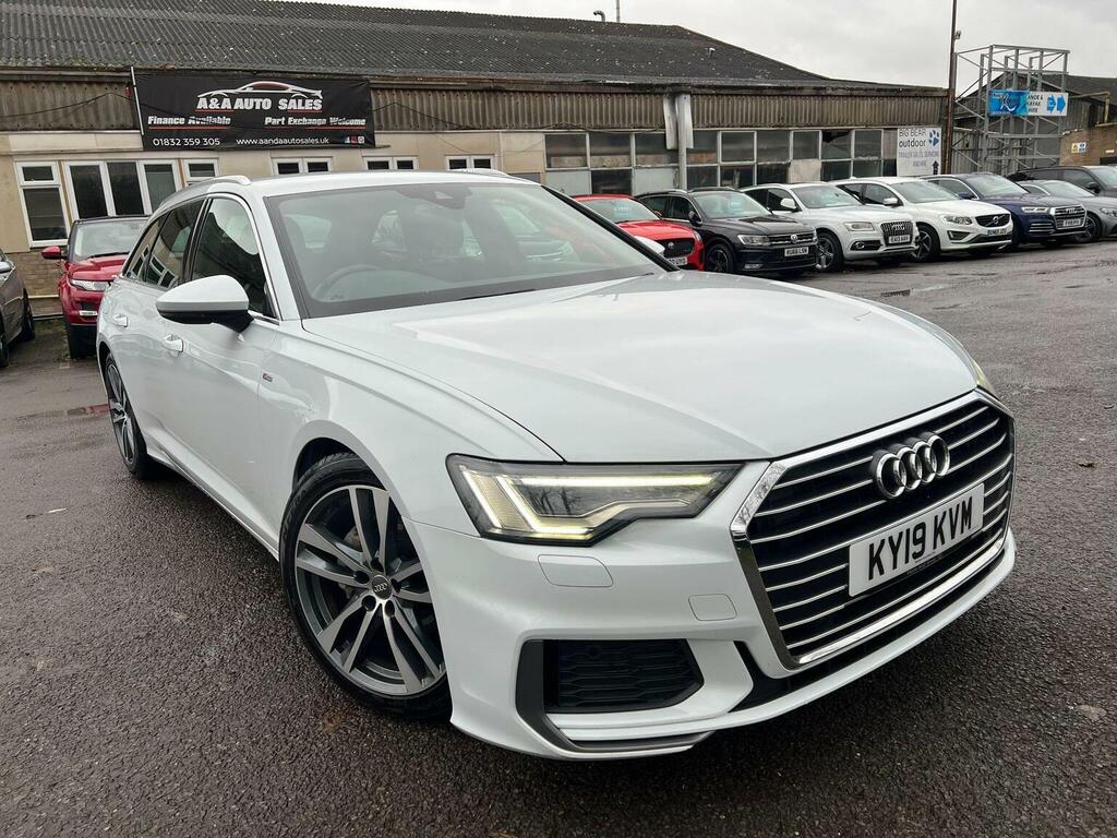 Audi A6 Avant Estate 2.0 Tdi 40 S Line S Tronic Euro 6 Ss White