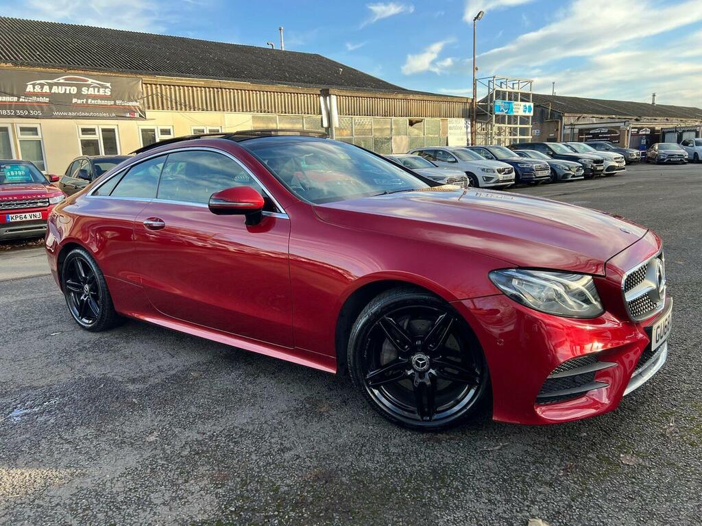 Mercedes-Benz E Class Coupe 2.0 E220d Amg Line Premium G-tronic Euro GU68ZWW Red #5
