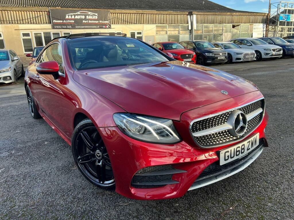 Mercedes-Benz E Class Coupe 2.0 E220d Amg Line Premium G-tronic Euro Red