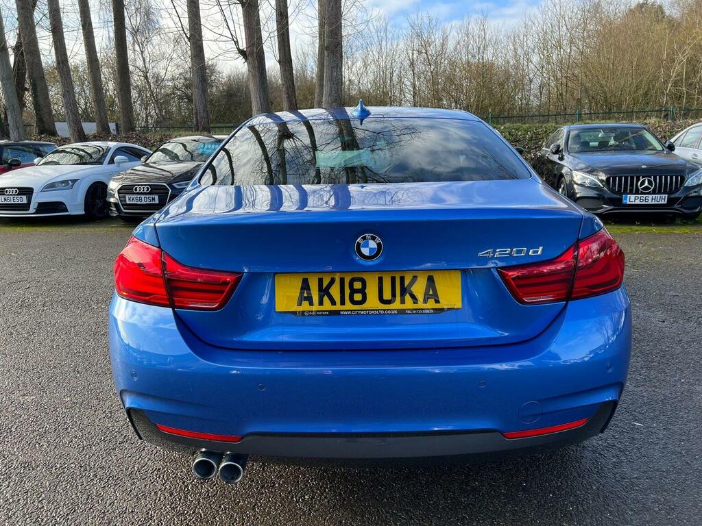 BMW 4 Series Gran Coupe Coupe 2.0 420D M Sport Euro 6 Ss 2017 AK18UKA Blue #6