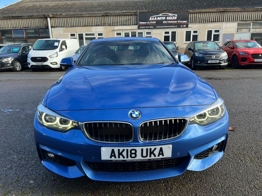 BMW 4 Series Gran Coupe Coupe 2.0 420D M Sport Euro 6 Ss 2017 AK18UKA Blue #2