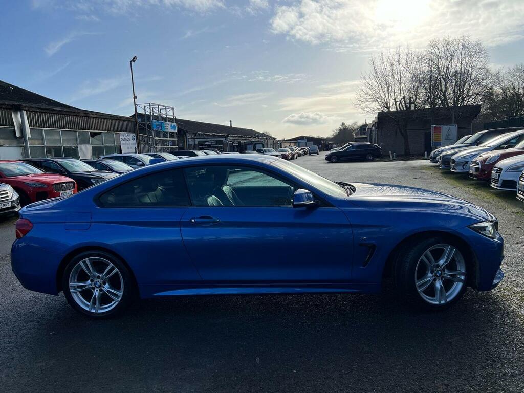 BMW 4 Series Gran Coupe Coupe 2.0 420D M Sport Euro 6 Ss 2017 AK18UKA Blue #4