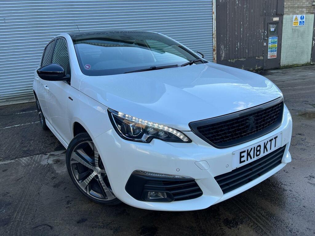 Peugeot 308 Hatchback 1.5 Bluehdi Gt Line Euro 6 Ss 20 White