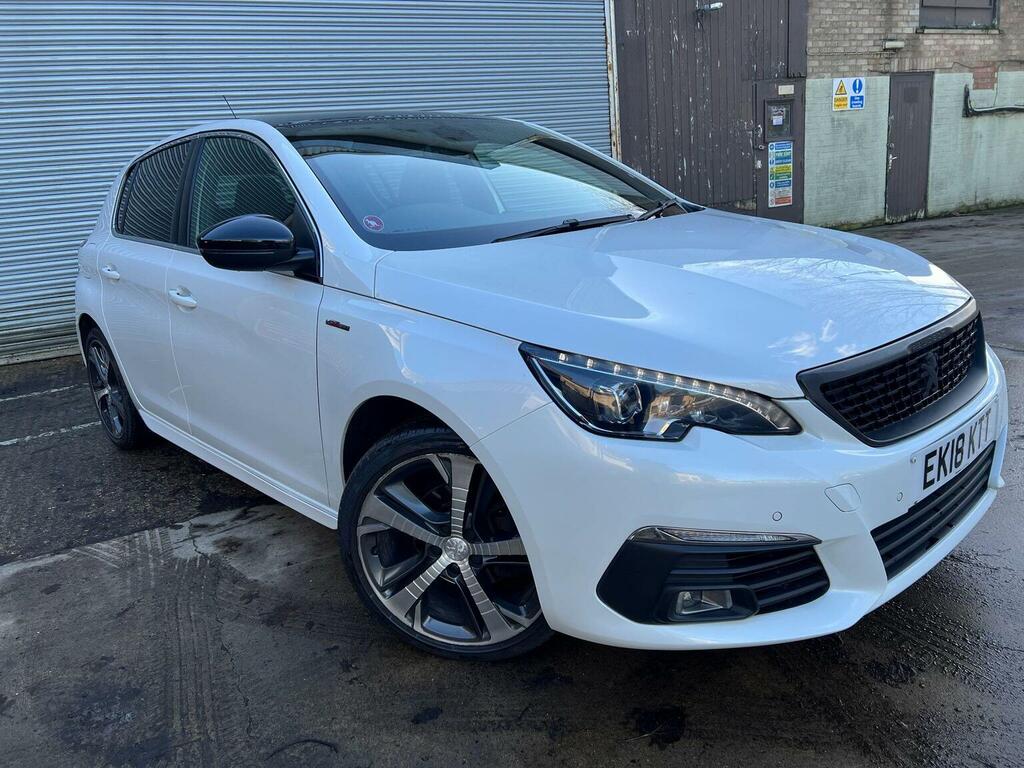 Peugeot 308 Hatchback 1.5 Bluehdi Gt Line Euro 6 Ss 20 EK18KTT White #4